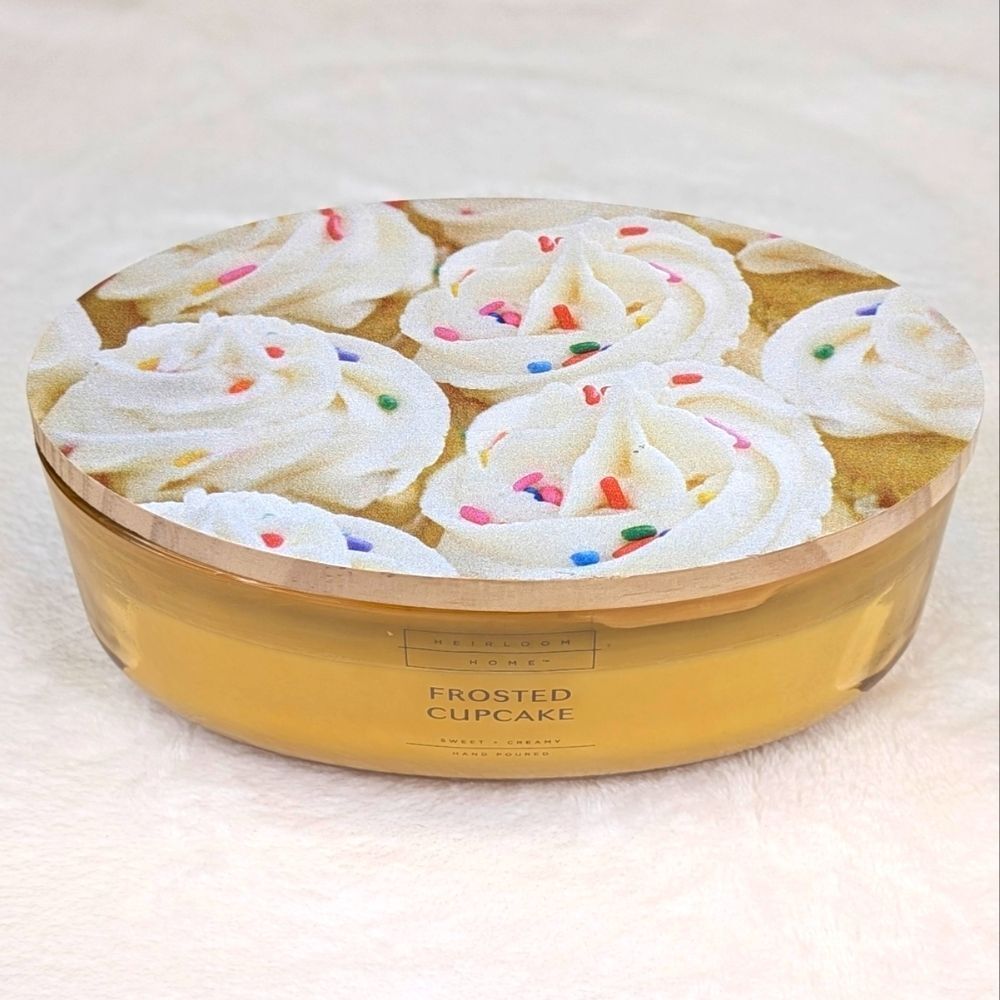 Heirloom Home Frosted Cupcake Scented 2-Wick Candle - 16.5 oz